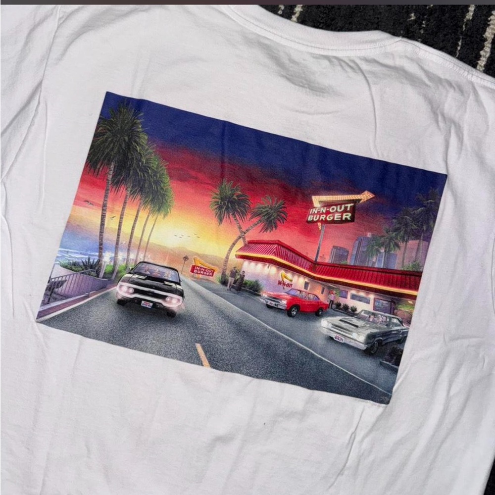 White In-N-Out Burger T-Shirt